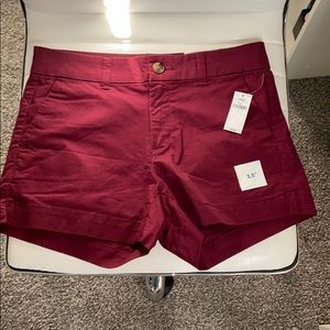 Burgundy Old Navy shorts